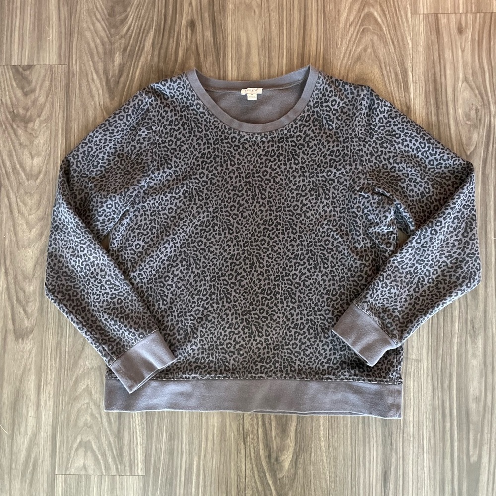 Leopard Print Sweatshirt